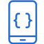Icon representing native iOS Swift and Android Kotlin app development services