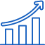 Icon illustrating machine learning for business intelligence, predictive analytics and data mining