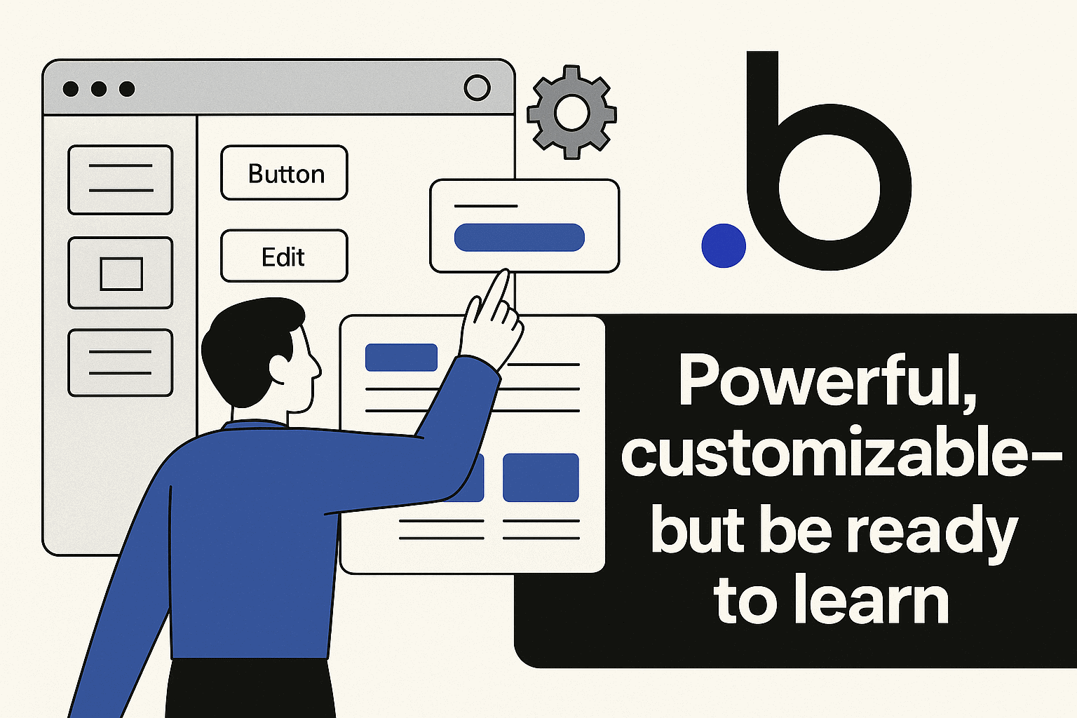Bubble.io platform for building customizable web and mobile apps without code