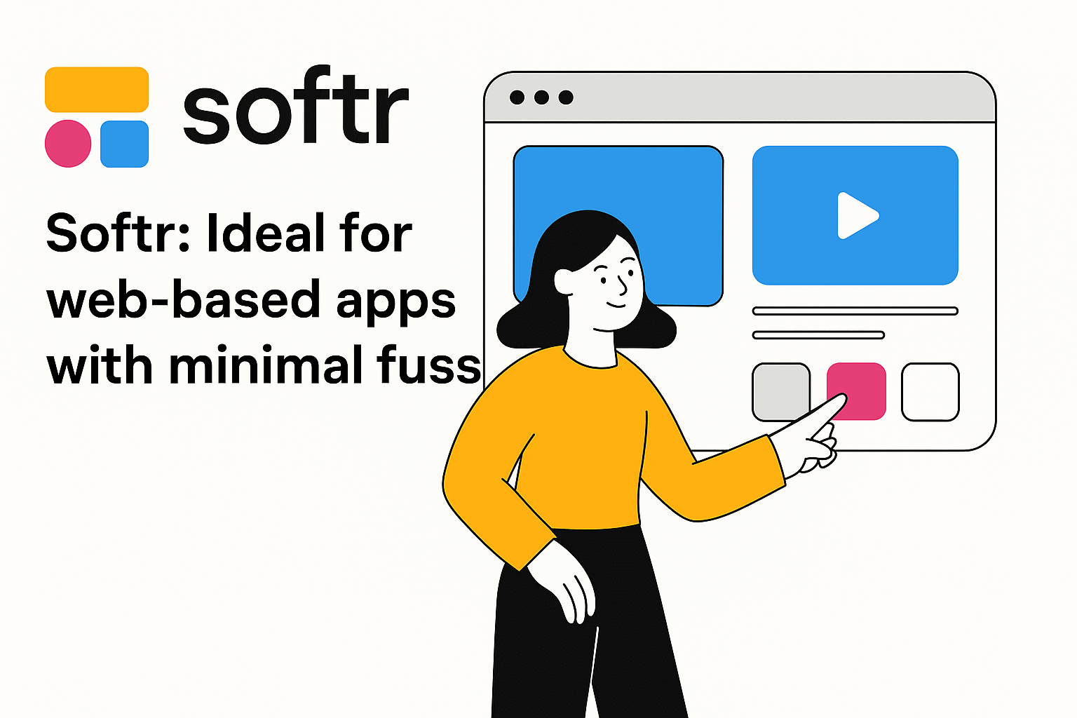 Softr platform for building web apps from Airtable or Google Sheets without coding