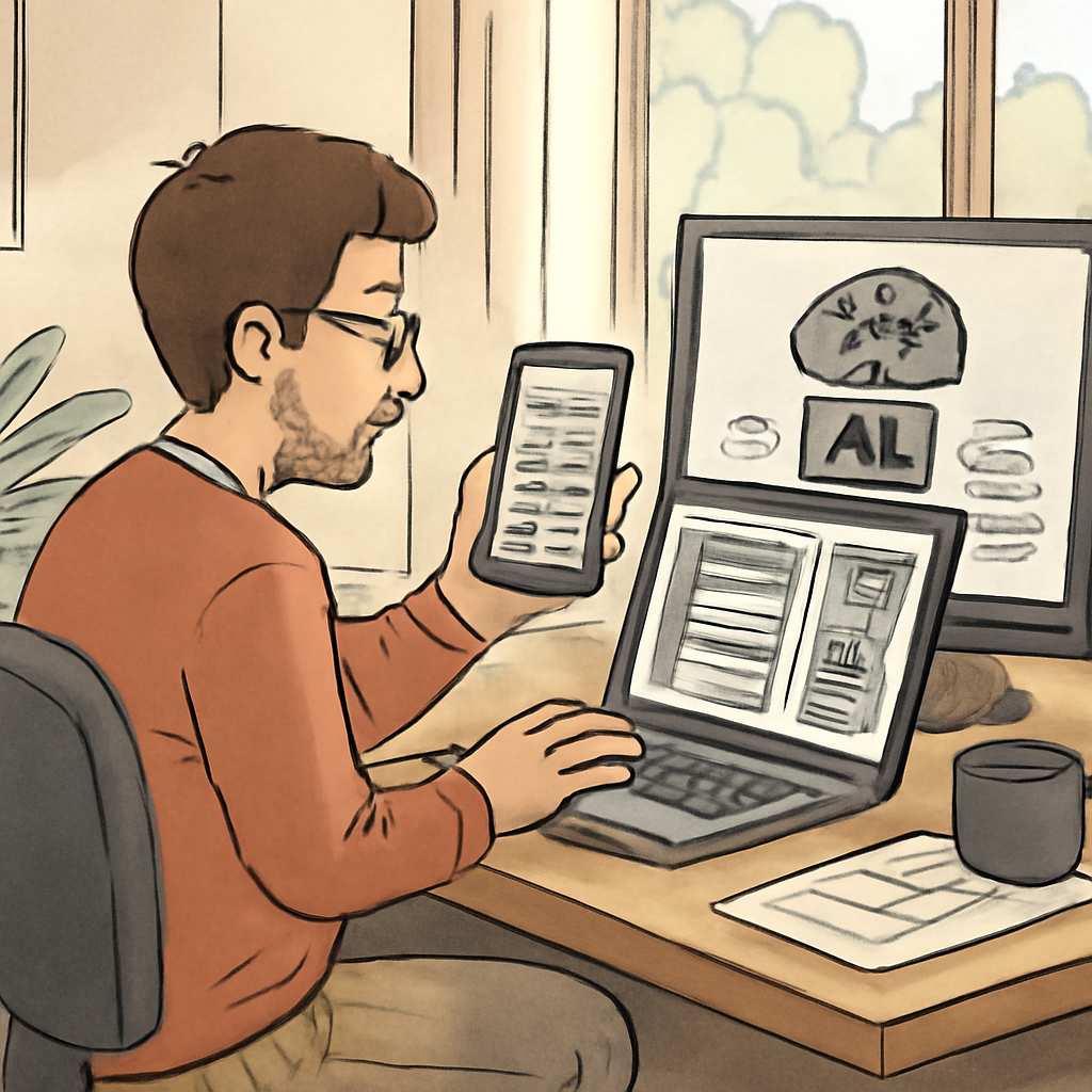 developer using mobile app development platform for efficient prototyping