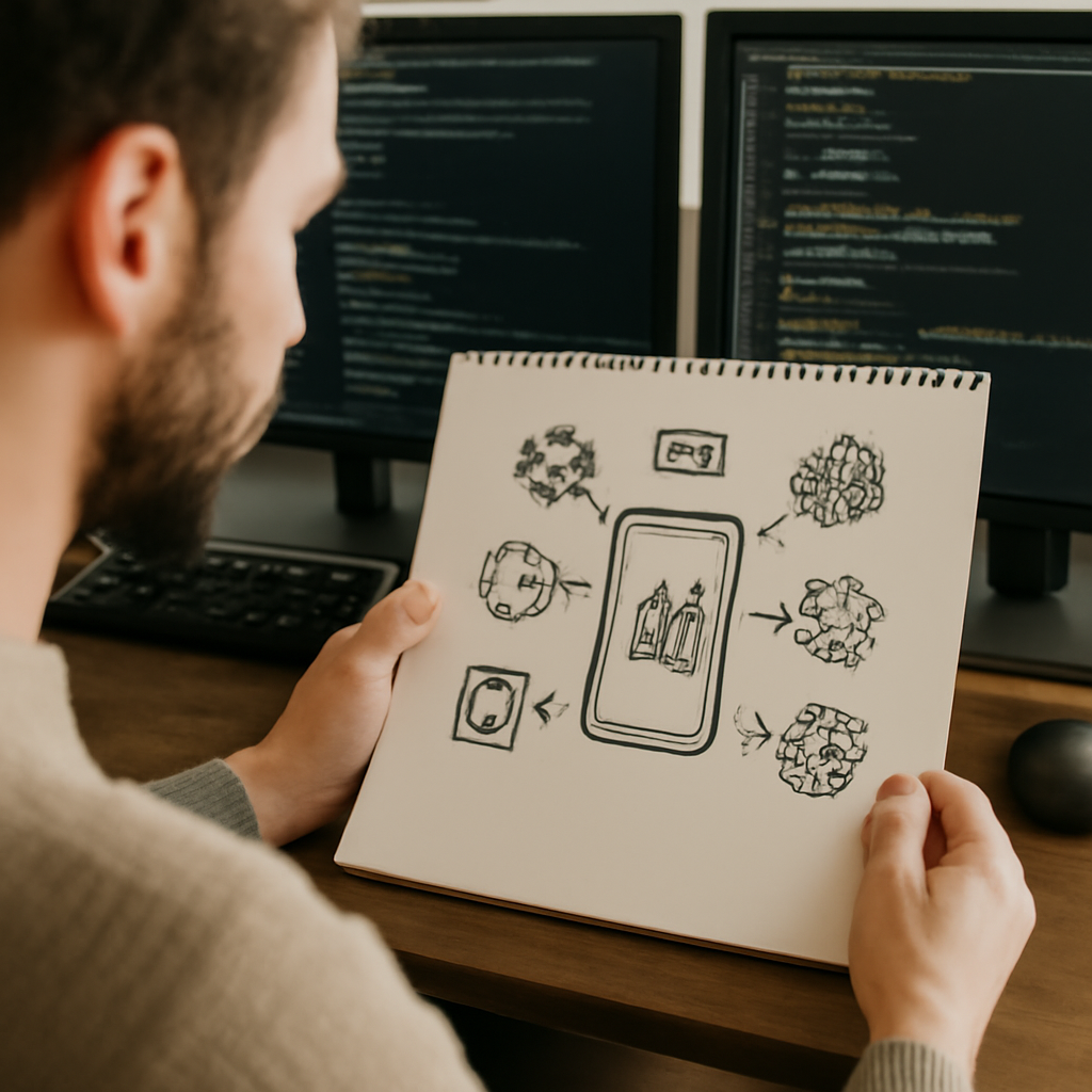 mobile software development kit components illustration
