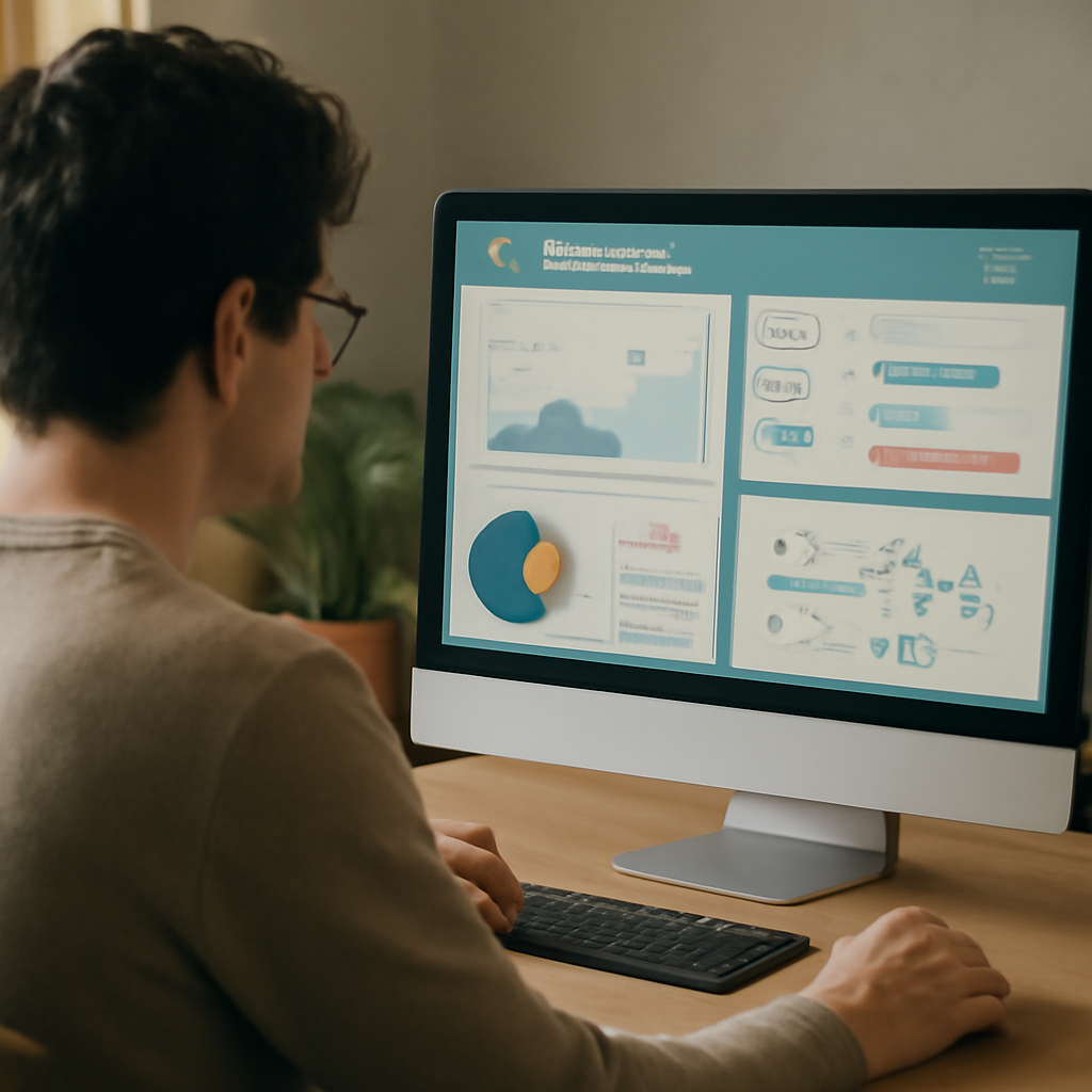 app development software dashboard displaying analytics and project status