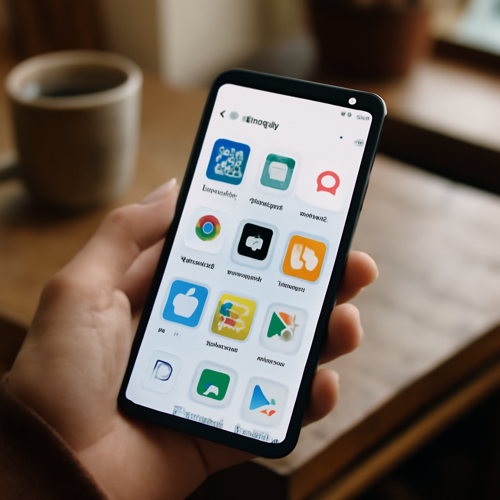 Android apps available on Google Play Store showcasing variety