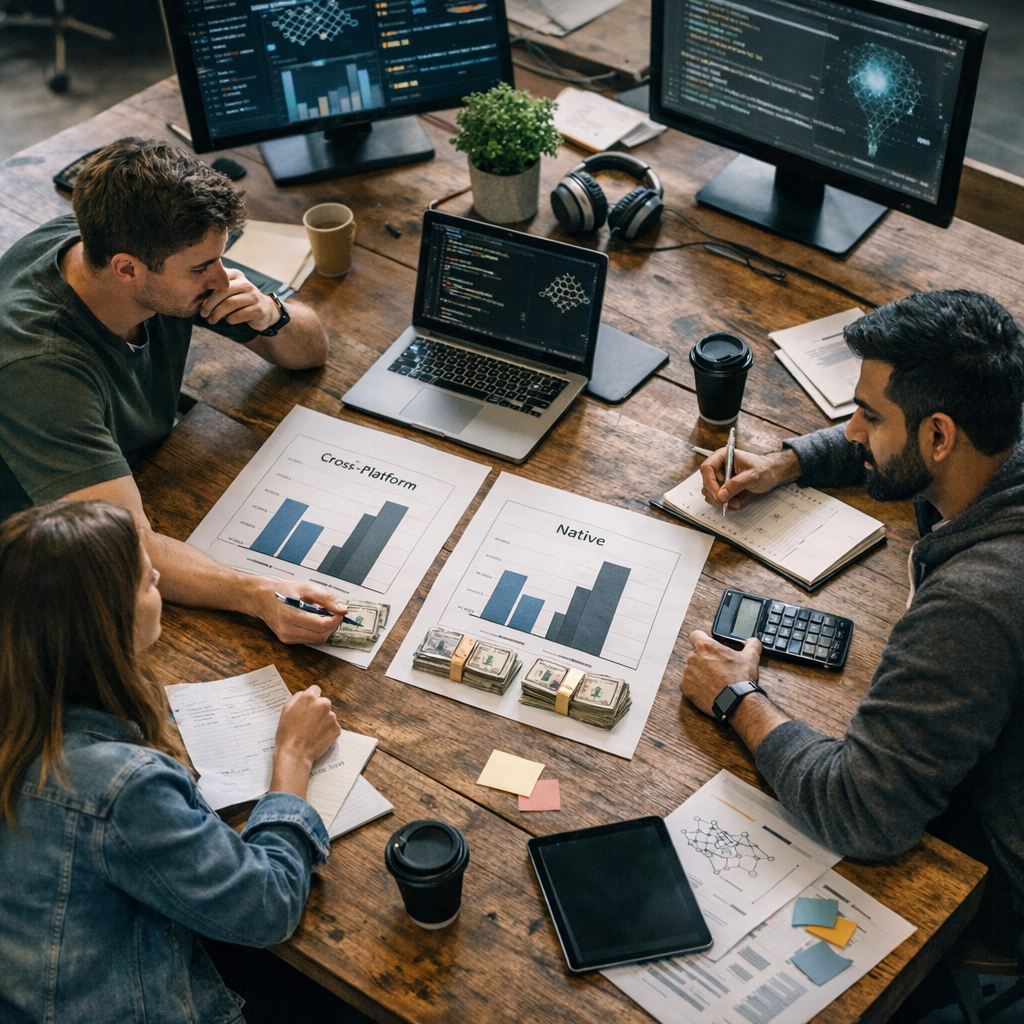 cost comparison of cross-platform versus native app development