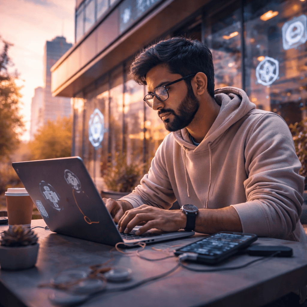 developer developing app using React Native